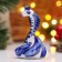 New Year. Suvenir "Snake Knot" 8.5 × 5.5 cm, gzhel
