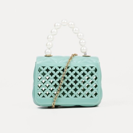 Baby bag on fasting, green color-1