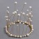 Jewelry for the cake "Pearl Crown", 12 cm