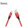 Hoco X14, 2 A, USB cable - Micro USB, 2 m, black and red