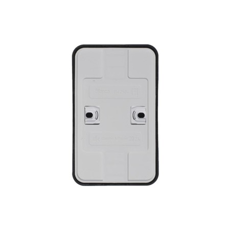 Double SE BLANCA, 16 A, 250V, invoice, c/k, curtains, IP20, anthracite, Blnra011216-1