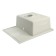 Curler for a kitchen made of ZEIN 150/Q10, 575x470 mm, rectangular, overflow, light gray color