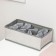 Organizer for storing linen "Thread", 8 cells, 29 × 14 × 10 cm, color gray color