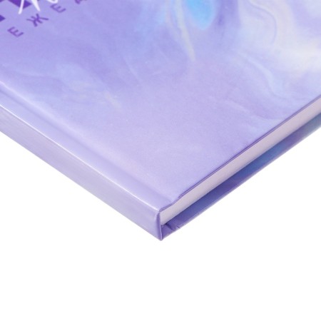Diaum of the Leduced A5, 128 sheets "marble", hard cover, glossy lamination-19