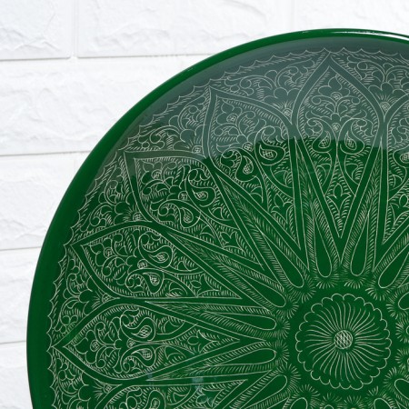 Largan Rishtan ceramics "Patterns", 41.5 cm, green mix-3
