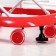 Walks "Fun", 8 Silik. wheels, muses., Light, toys, red
