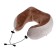 Massage pillow Luazon LEM-06, 3.7 W, 2 types of massage, IR water heating, battery, brown
