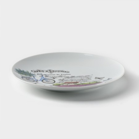 Porcelain plate "Provence", d = 24 cm, mix-1