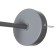 Bra "Trinik" E27 40W gray 10x10x35-135cm