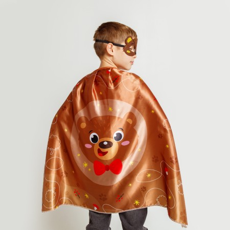 Carnival set "Forest Mishutka": cloak, mask-3