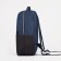 A backpack on a zipper, "saxi", a laptop department, blue color
