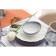 Porcelain dining plate Magistro "Chamomile", D = 24 cm, white color