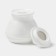 Serving set Magistro Argos, 2 items: milkman 300 ml, sugar tower 300 ml, white color