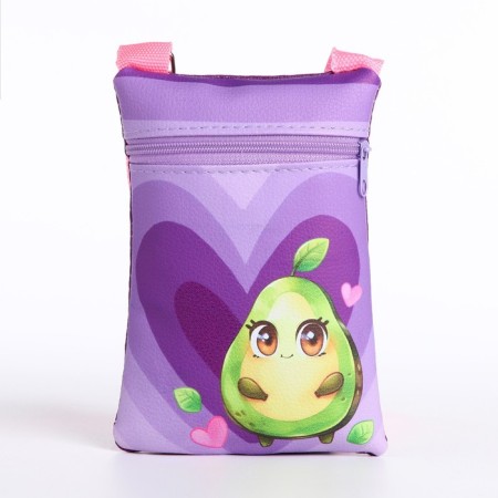 Gift set for the girl "Avocadik", bag, pen, notebook-4