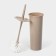 Set for the toilet rambai, d = 11.5 cm, h = 36.5 cm, beige color