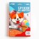 Set for creating brooches made of wool "Corgi with ice cream"