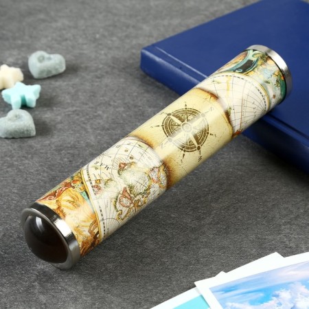 Kaleidoscope souvenir "Map of a sailor" embossing 19x4x4 cm-1