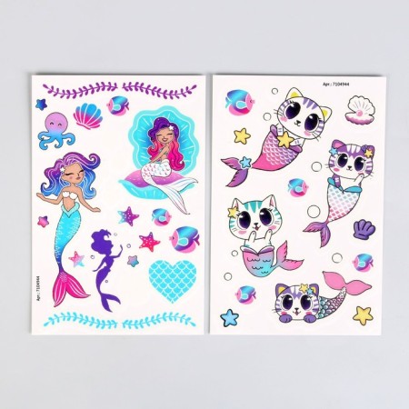 Set "Children's Tattoos", glow in the dark, 2 sheets-2