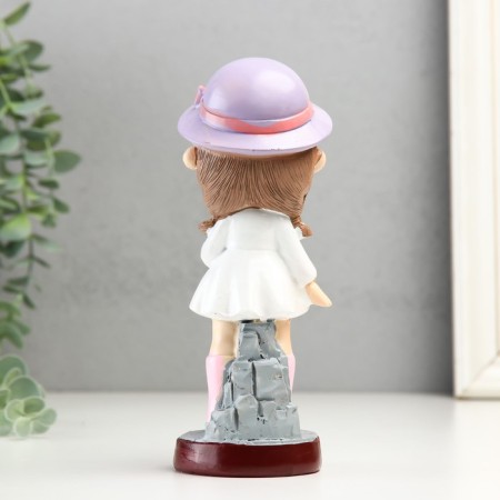 Souvenir Polystone "Girlfriend" set 2 pcs 6.5x6.7x18.5, 6.5x6.7x18.5 cm-3