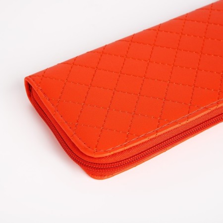 Women's wallet with lightning, orange color-2
