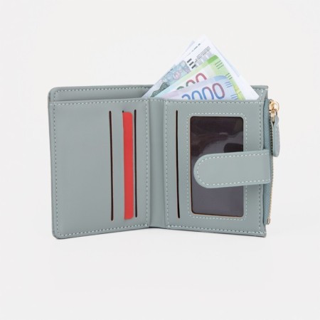 Wallet on the button, mint color-5