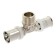 ValTec tee-press, 16 mm x 1/2 "external thread x 16 mm