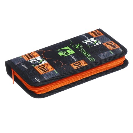 Penal 1 section 115 x 190 mm, Hatber "Modern Science", laminated cardboard, black/orange npn_43023-1