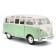 MASTO DIE-CAST Volkswagen Van Samba, opening doors, 1:25, green color