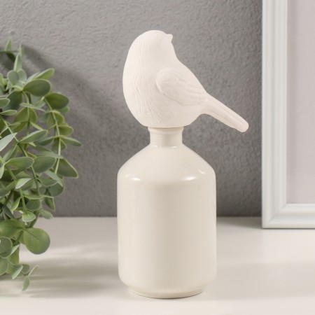 Aromadiffuzer Ceramics "White Sparrows at a vase with a rose" 6.7x9.5x18, 8 cm-2