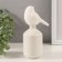 Aromadiffuzer Ceramics "White Sparrows at a vase with a rose" 6.7x9.5x18, 8 cm