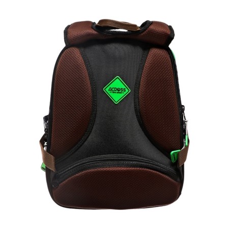 School backpack by Ergon. Spray Across 194 37*28*12 Mal + Pen, Cher/Zele 24-194-3-5