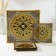 Diningral “Arabesque”, 7 items: 30 × 30 cm - 1 pc, 18 × 18 cm - 6 pcs, the color is gold, gray color