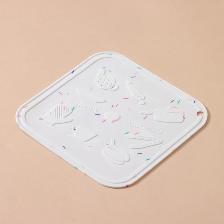 Hot "confetti" stand, 17.4 × 17.4 cm, white color-1