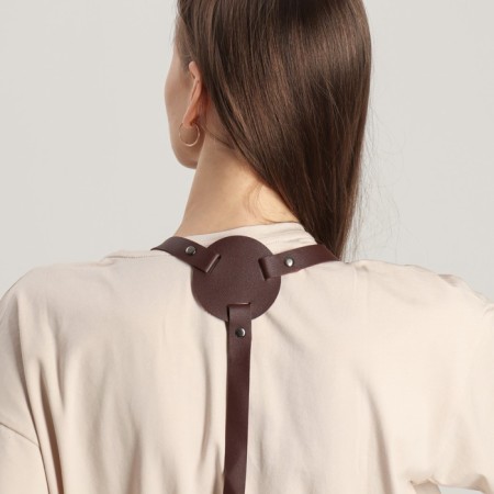 Apron for the master, the color of gray/brown-13
