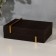 Leather jewelry box, 23 x 16 x 7 cm