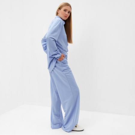 Female set (shirt, trousers) minku: Home Collection Blue Color, Rr. 52-4