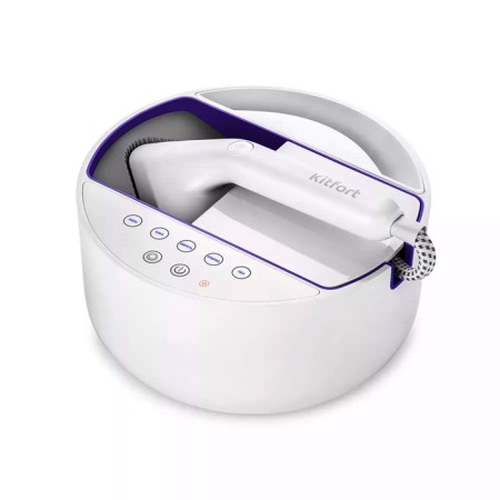KitFort KT-9110-1, manual, 2180 watts, 600 ml, 45 g/min, cord 1.7 m, white-violet.