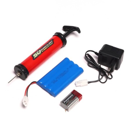 Radio -controlled machine "Crazy", with a battery, pneumatic wheels, orange-4