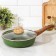 Forest frying pan "Forest", d = 24 cm, glass cover, removable handle, anti -stick coating