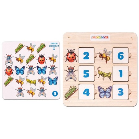 Educational game "Mathematical box. Insects"-1