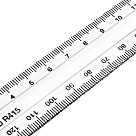 Transparent Calligrata 15 cm, plastic line-3