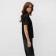 Women's T-shirt with red edging Basic Line Color Black, Rr. 46