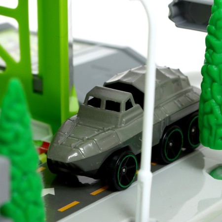 Parking "Dinosaur", in a backpack, with a helicopter platform, 1 dinosaur, 1 machine-6
