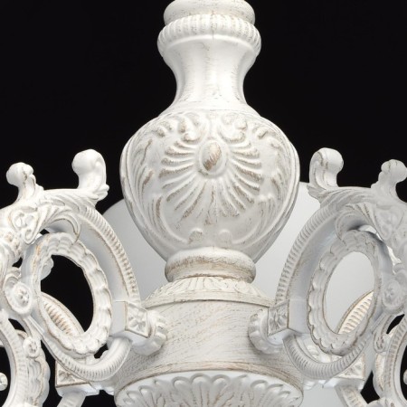 Ariadne chandelier, 5x60W E27, white-10