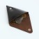 Monetnik on the button, Textura, brown color