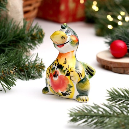 Souvenir "Dragon Harry", Gzhel, Color-1
