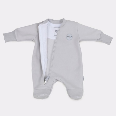 Combiason children's demi-season MOWBABY RUBY, age 6-9 months, color Arctic gray-1