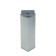 Support is adjustable, square, h 150 mm, matte chromium color