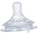 Nipple for a bottle, +0Met., 2pcs., Slow flow, Natural, Groce 50mm