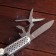 Swiss knife "Fobos" 8B1, handle with perforation, chrome